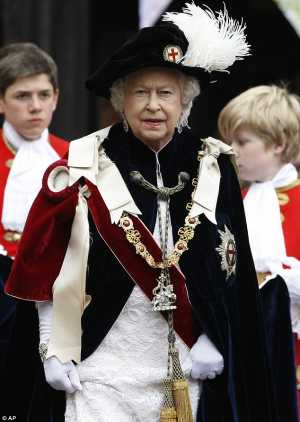  at which The Queen invests new Companions with the Garter insignia