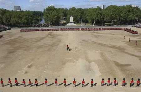 Officers ready to march on to take posts